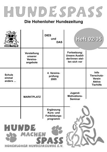 unsere ausbilder/innen - Hunde machen Spass