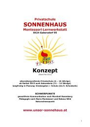 sonnenhaus konzept gesamt - Privatschule Sonnenhaus