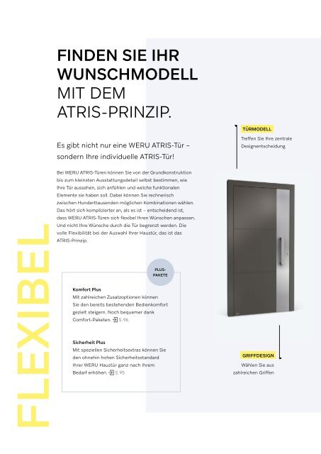 WERU Katalog Aluminium-Haustüren 2024