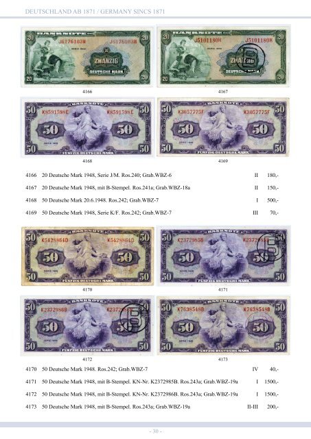 99. Auktion - Banknoten & Notgeld - Emporium Hamburg