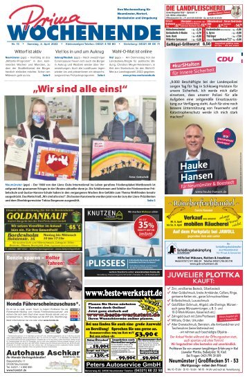 Prima Wochenende 13 2022