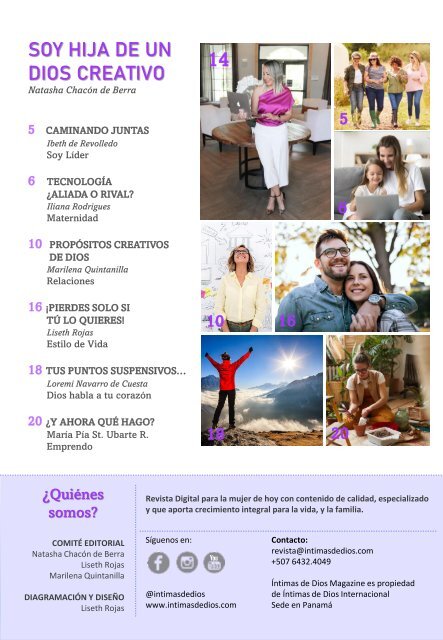 Íntimas de Dios Magazine - Abril 2022