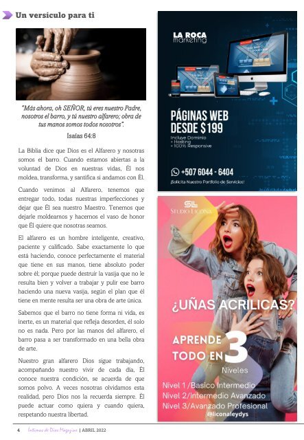 Íntimas de Dios Magazine - Abril 2022