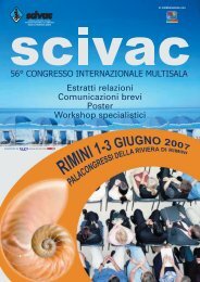 56° Congresso Internazionale Multisala SCIVAC Rimini, 1-3