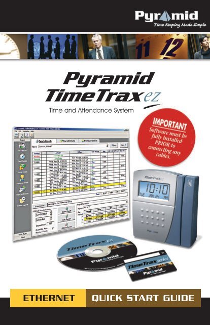 QUICK START GUIDE Pyramid TimeTrax EZ ETHERNET MODEL