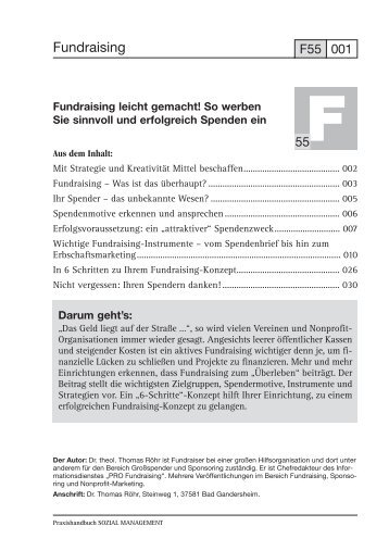 Leitfaden "Fundraising leicht gemacht" - EPN Hessen