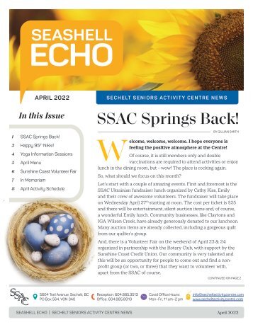 SSAC Echo | April 2022