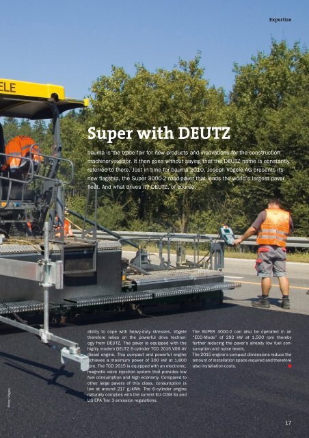 New drive – Curtain up for the technology of the future - DEUTZ Home