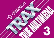 Dataton TRAX® 3.0 Manual