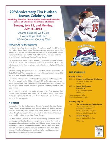 20th Anniversary Tim Hudson Braves Celebrity-Am - Children's ...