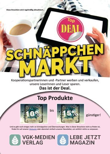 Lebe Jetzt - Schnäppchenmarkt