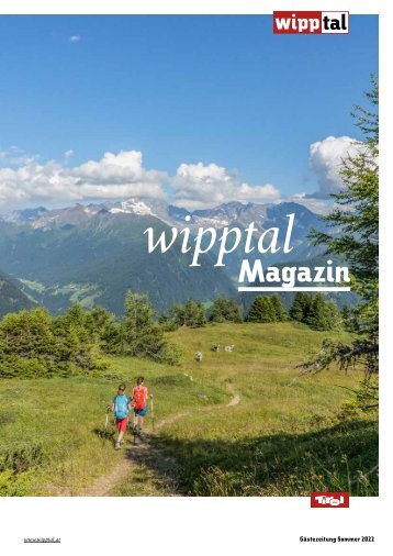 Wipptal Magazin Sommer 2022