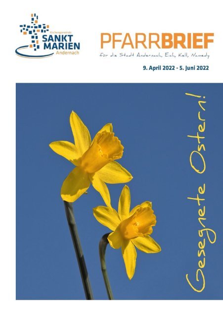 Pfarrbrief Ostern 2022