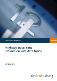 Highway travel time estimation with data fusion
