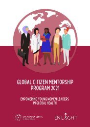 Ban Ki-moon Global Citizen Mentorship Program - SDG Micro-Projects