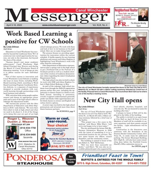 Canal Winchester Messenger - April 3rd, 2022