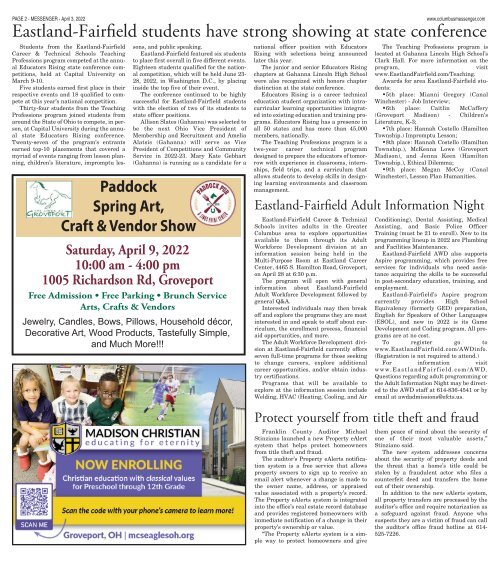 Canal Winchester Messenger - April 3rd, 2022