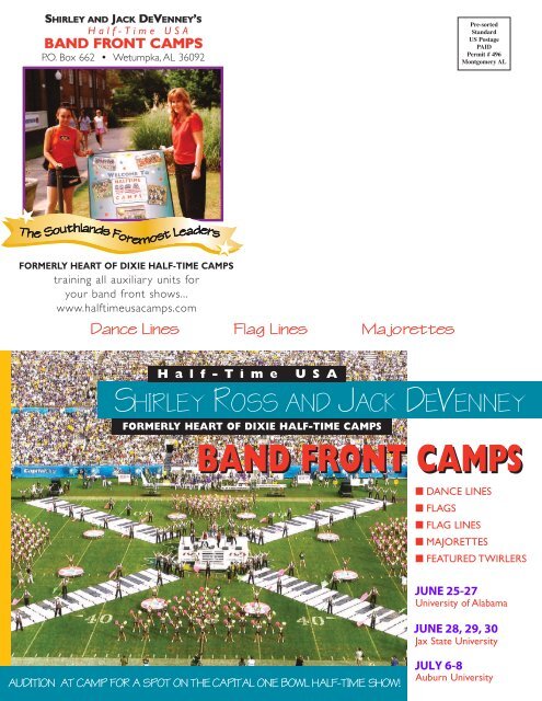 Click Here To View Our Brochure Halftime Usa Band Front Camps