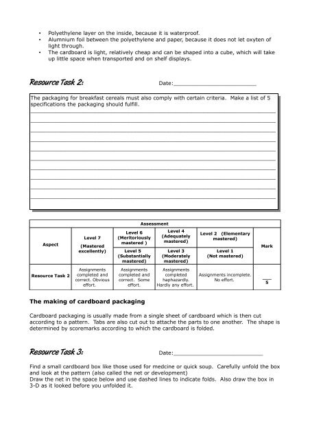 TECHNOLOGY Processing 2009 Grade 8 - Tegnologie