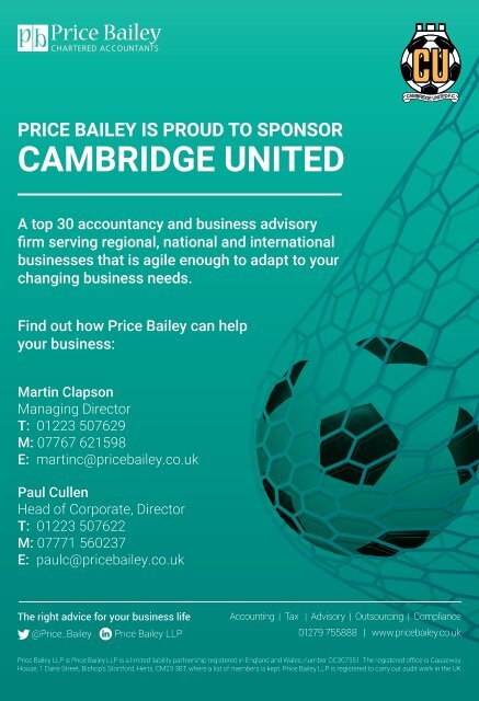 Cambridge United v Wycombe Wanderers