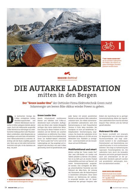 Region Tirol – Ausgabe April 2022