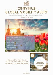 CONVINUS Global Mobility Alert Week 14.2022