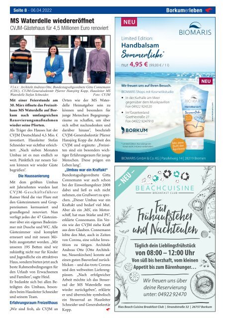 06.04.2022 / Borkumerleben - Die wöchentliche Inselzeitung