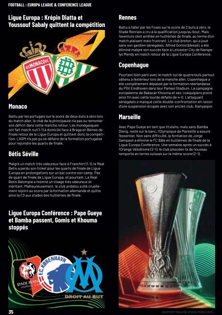 wiwsport Magazine n°29 - 05 avril 2022