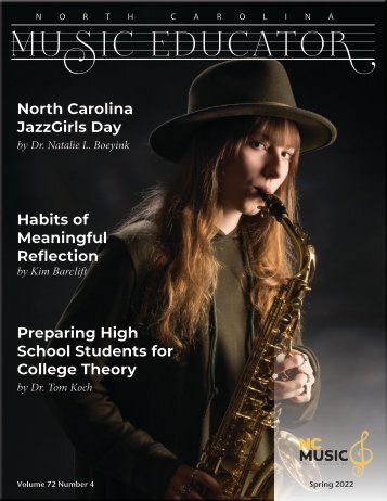 NC Music Educator Spring 2022