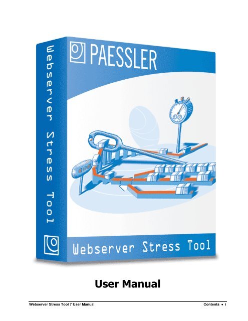 Webserver Stress Tool 7 User Manual - Paessler