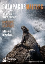  Spring/Summer 2022 - Galapagos Matters - Galapagos Conservation Trust