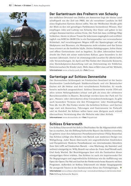 SchlossMagazin Ausgabe April/Mai 2022