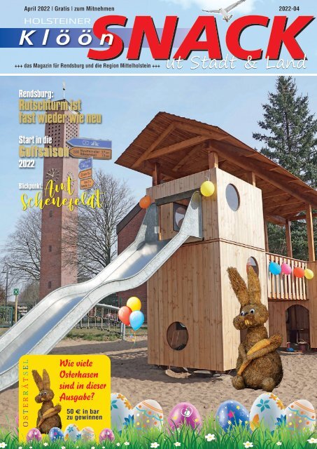 Holsteiner KlöönSNACK - Ausgabe Rendsburg / Mittelholstein - April 2022