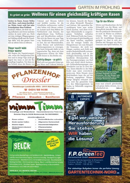 Holsteiner KlöönSNACK - Ausgabe Kiel / Eckernförde - April 2022