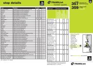 Route 357, 359 timetable - TransLink