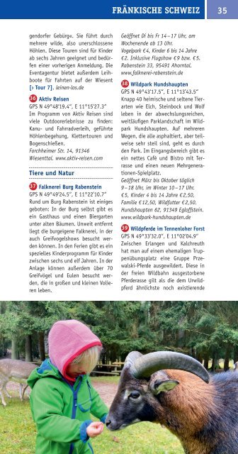 Leseprobe »Naturzeit mit Kindern: Fränkische Alb«