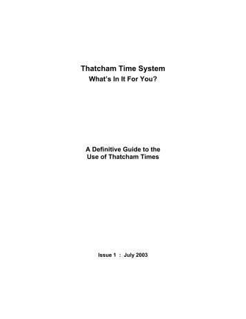 Thatcham Time System - Thatcham Motor Insurance Repair ...