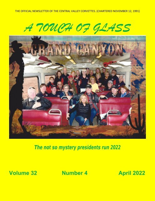 Central Valley Corvettes of Fresno - April 2022