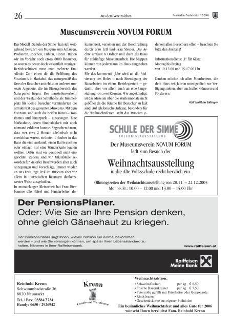 Neumarkter Nachrichten 12-05.indd - Gemeinde Neumarkt in der ...