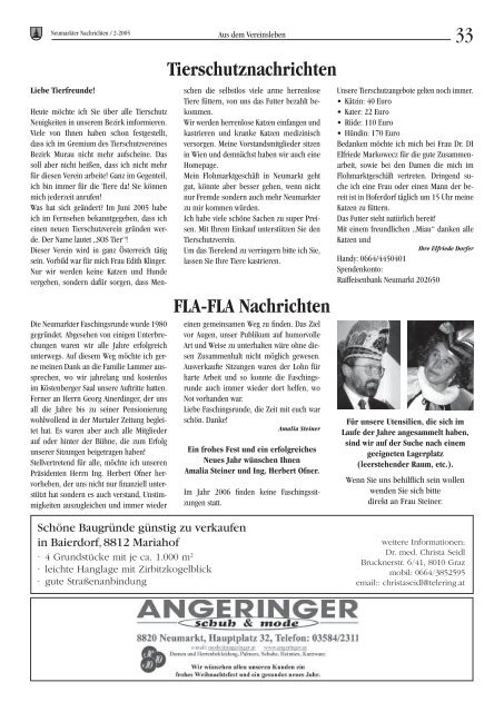 Neumarkter Nachrichten 12-05.indd - Gemeinde Neumarkt in der ...