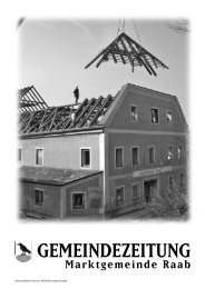 Gemeindezeitung 1/2007 (0 bytes) - Marktgemeinde Raab - Land ...