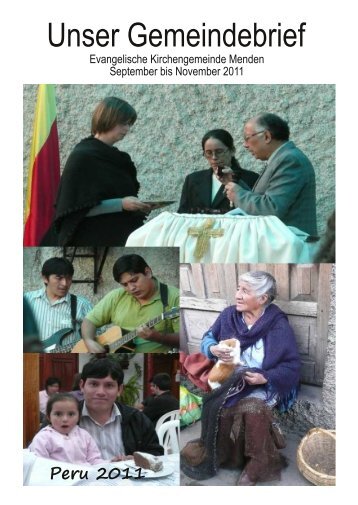 Partnerschafts- Sonntag Peru - Ev. Kirchengemeinde Menden