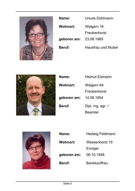 Pfarrbrief - Unsere Kandidaten - Kath. Kirchengemeinde St ...