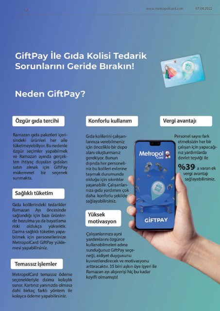 MetropolCard e-Dergi 8.sayı