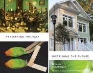 sustaining the future preserving the past - Cleveland Museum of ...