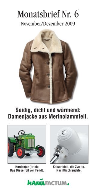 Seidig, dicht und wärmend: Damenjacke aus ... - Manufactum