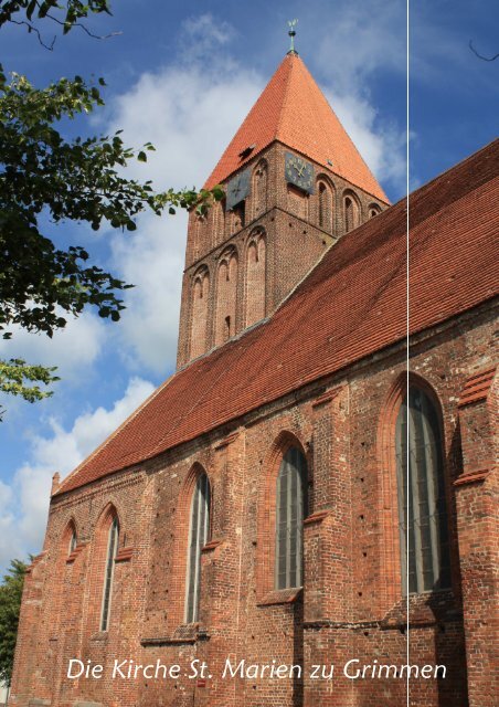 Die Kirche St. Marien zu Grimmen - Ev. Kirchengemeinde Sankt ...