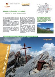 Tourentipp 04.2022 – Alpinluft schnuppern am Calanda