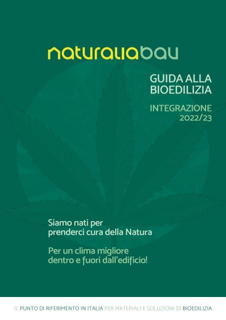 NB Integrazione GUIDA bioedilizia 2022/23