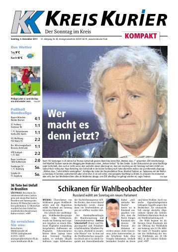 Ausgabe als PDF Download - Kreis Kurier